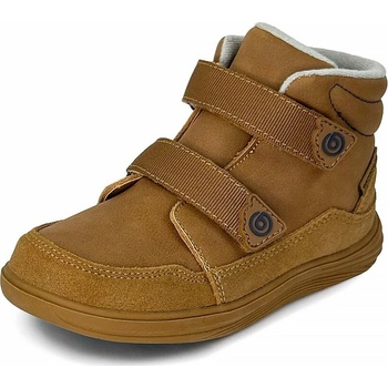 Bugga dětské celoroční barefoot boty NUVA Brown