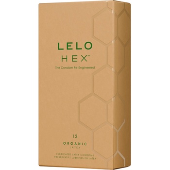 LELO Hex Organic - натурални презервативи за потентност (12 бр. )