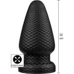 Hidden Desire Extreme Giant Dragon Butt Plug PVC Black XXL