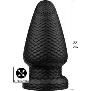 Hidden Desire Extreme Giant Dragon Butt Plug PVC Black XXL