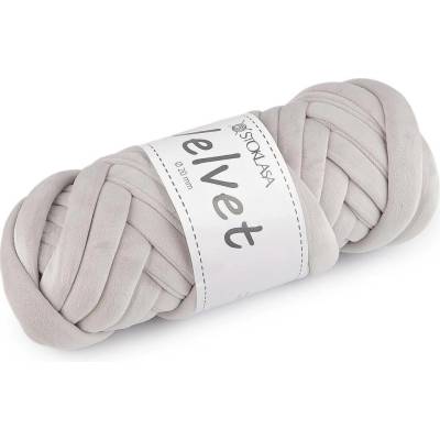 Příze Marshmallow silná Velvet Ø20 mm 500 g Varianta: 17 (033) šedá světlá, Balení: 1 ks