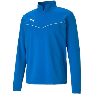 Puma Teamrise 1 4 zip top Men's sweatshirt blue 657394 02