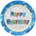 Godan Хартиена чиния Happy Birthday! - синя, 6 броя