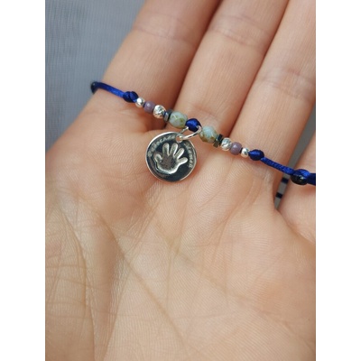 Гривна с бебешка ръчичка " Аз съм Мама" (ДСГК)