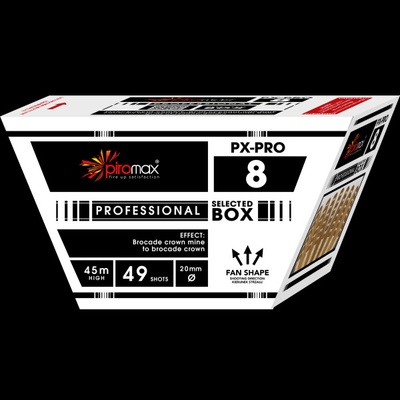 Piromax Baterie 49 ran V F2 FAN SHAPE baterie 49 ran PX PRO 8N