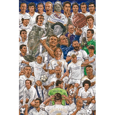 Plagát, Obraz - Morales De Los Rios - Real Madrid Legends, 61 × 91.5 cm