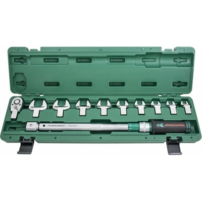 Jonnesway T30200NS Momentový kľúč 1/2" 40-200 Nm s vymeniteľnými plochými kľúčmi 13-30 mm T30200NS