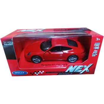 Welly Метална кола с отварящи се врати Porsche 911Carrera S