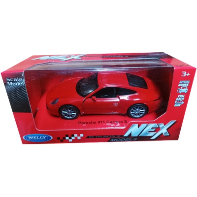 Welly Метална кола с отварящи се врати Porsche 911Carrera S