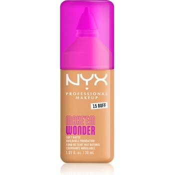 NYX Professional Makeup Make ‘Em Wonder лек матиращ фон дьо тен цвят 15 Buff 30ml