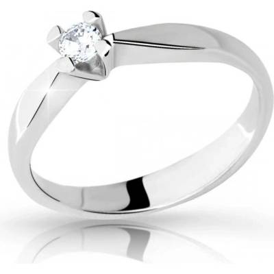 Cutie Jewellery prsteň z bieleho zlata so zirkónom Z6897-2100 10 X 2