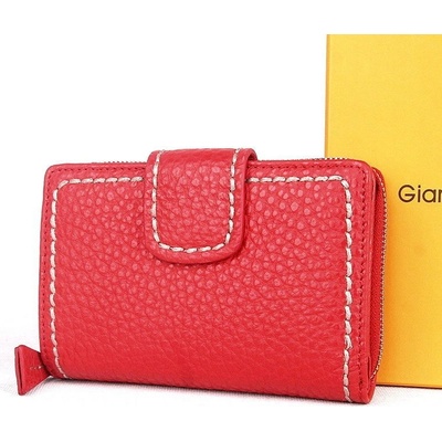 Kožená luxusní peněženka Gianni Conti no. 2868105 tmavěkorálová