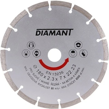 Diamant Levior Kotouč diamantový 180 x 2.3 x 22.2 mm 21118
