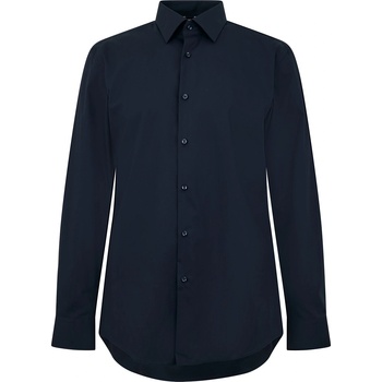 HUGO BOSS Men's HBB Hank Kent Shirt Precision Tailoring Comfort - Dark Blue 404
