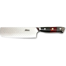 MaceMaker RED SNAPPER NAKIRI SanMai Damaškový Kuchyňský nůž 17 cm