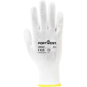 Portwest ab020 МОНТАЖ / Безшевни ръкавици, 360 броя в опаковка - бели 8 (ab020whrm)