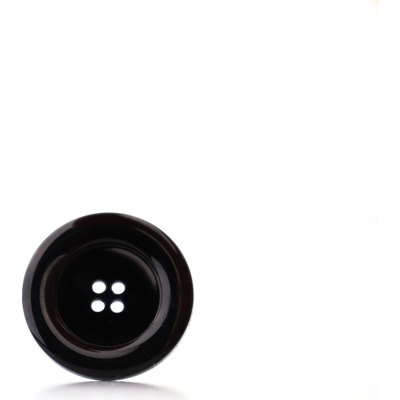 Pro Háčkování Knoflík kulatý plast 30 mm, černý