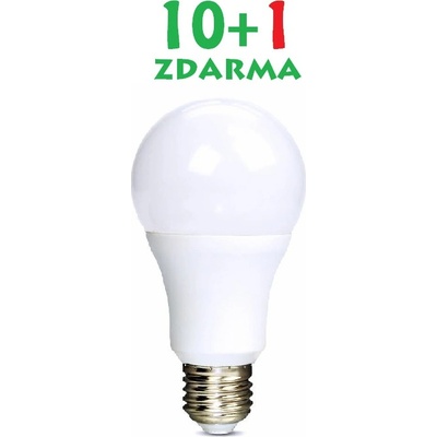 Solight LED žárovka 10W 77W E27 , neutrální bílá, 10+1