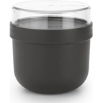 Brabantia Купа за закуска Brabantia Make&Take 1006296, 500+180 мл, Винтово затваряне, Без BPA, Тъмносив (1006296)