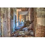 DIMEX ART Флизелинов фототапет разрушен покрив 375 x 250 см