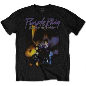 Prince Purple Rain Тениска с къс ръкав Black 3XL (PRINTS01MB06)