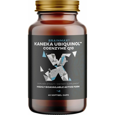 BrainMax Koenzým q10 ubichinol kaneka 100 mg 60 sofgelových kapsúl