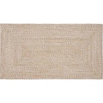 vidaXL Килим за площ Естествено и бяло 60 x 110 cm юта (42010466)