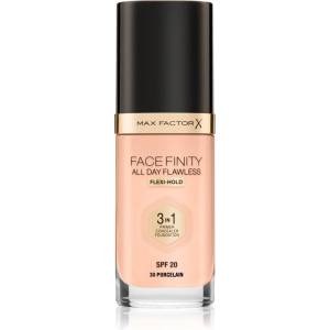 MAX Factor Facefinity All Day Flawless дълготраен фон дьо тен SPF 20 цвят 30 Porcelain 30ml
