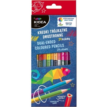 Image 1 of Globo - Цветни моливи двувърхи 24 цв. / 12 бр