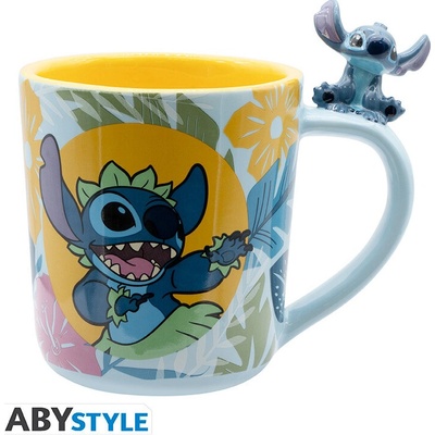 ABY style Keramický 3D hrnček Stitch 460 ml