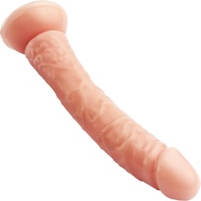Sensual D26 Realistické dildo s přísavkou 21 cm béžové