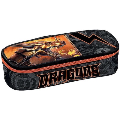 Graffiti Ученически квадратен несесер Graffiti Dragons - С 1 цип (231344)