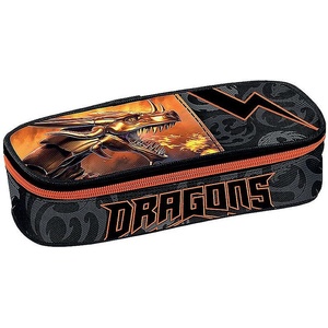 Graffiti Ученически квадратен несесер Graffiti Dragons - С 1 цип (231344)