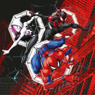 Procos papírové ubrousky Spiderman 20ks 33x33cm