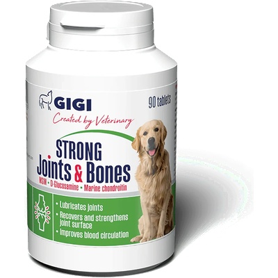Gigi VET Strong Joints and Bones - Премиум хранителна добавка за стави и кости за кучета