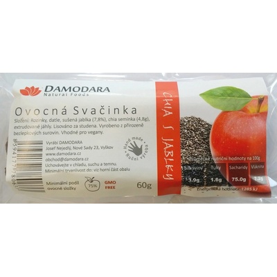 Damodara Ovocná svačinka chia s jablky 60 g