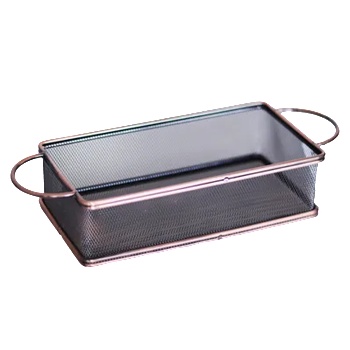 Image 1 of Horecano Horecano-Кошничка за сервиране с две дръжки 21/11/6см МЕД(hc-981479) (01981479)