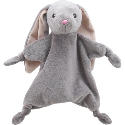 The Puppet Company - Бебешка кърпа за гушкане Зайче, серия Wilberry ECO Comforters