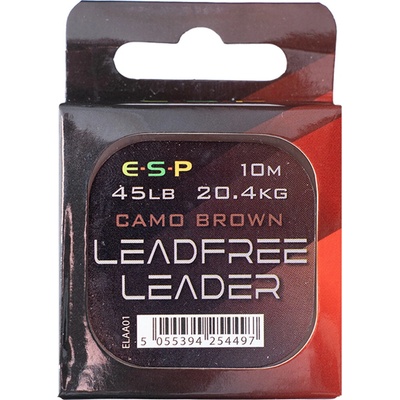 ESP návazcová šňůrka Leadfree Leader Brown 45lb 10m