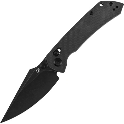 Kansept Fenrir Black Stonewashed CPM S35VN,Twill Cabrbon Fiber K1034V5