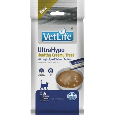Vet Life Feline Creamy Treat pamlsek Ultrahypo Hydrolysed Salmon Protein 60 g
