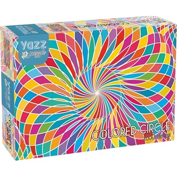 Yazz Пъзел Yazz Puzzle от 1000 части - Цветен кръг (3837)