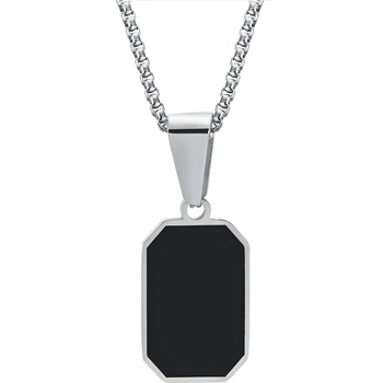 HARAHU Колие ti-34223 - Сребриста / Черна kp34223 (ti-34223)