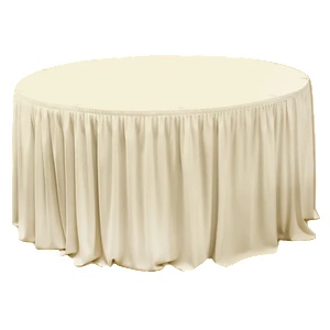 Horecano HORECANO-Драперия за маса ф180xh74cm - IVORY L5, 65m (HC-16146) (0116146)