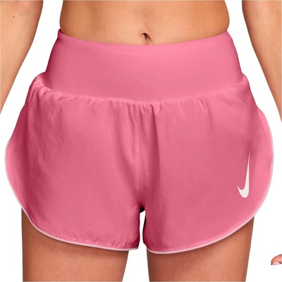 Nike Дамски шорти за бягане Nike Women's Tempo Swoosh Dri-FIT Mid-Rise Running shorts - Peony / Pink Foam / Reflective Silver / White (112-4586-0211)