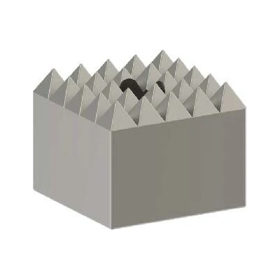 Bosch Príslušenstvo - Zdrsňovacia doska SDS Max, 25 zubov, 60x60 mm 1618623205