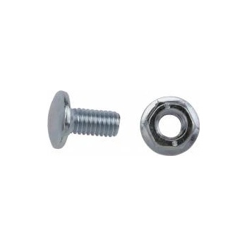 Baks Mushroom screw + barbed collar cap SGK M6X12 651141 /100pcs. /