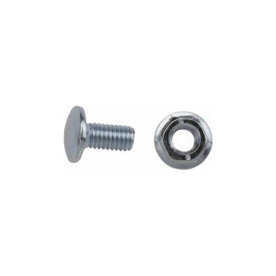 Baks Mushroom screw + barbed collar cap SGK M6X12 651141 /100pcs. /