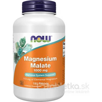 NOW FOODS Magnézium Malát 1000mg 180 tabliet