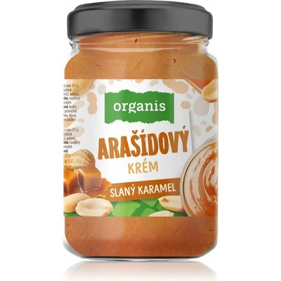Organis Arašidový krém Slaný karamel orechová nátierka 920 g